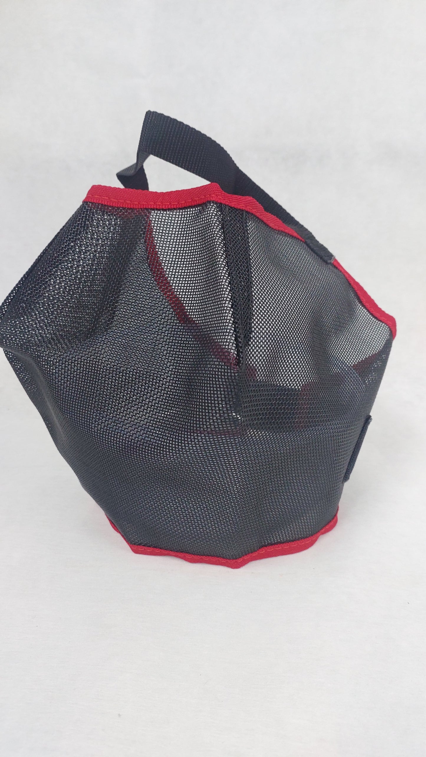 BLACK MESH WITH COLOURED BINDING FLY MASK